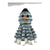 Gor Pets Gor Reef Holiday Christmas Soft Octo-Snowman Dog Toy