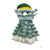 Gor Pets Gor Reef Holiday Christmas Soft Octo-Elf Dog Toy
