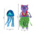KONG Cat Tropics Hula 2 Pack Cat Toys