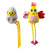 KONG Cat Scrattles Chicken & Egg 2 Pack Cat Toys