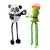 KONG Cat Scrattles Panda 2 Pack Cat Toys
