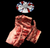 The Dogs Butcher Raw Dog Food - Alpaca Ribs, Neck & Spine 1kg