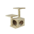 Bunty Pets Cream Cat Playhouse Tower