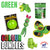 Trusty Pet Supplies Blue, Green, Orange, Red, Purple Or Yellow Dog Toy Bundle - A Selection of Dog Toys and Treats