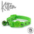 Ancol Kitten Collar Hi Vis Green