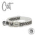 Ancol Silver Reflective Gloss Hearts Cat Collar
