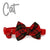 Ancol Red Vintage Bow Cat Collar