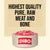 DIBO Raw Dog Food Freeflow Turkey, Beef & Offal 1kg