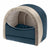 Ferplast Majesty Velvet Cat House Blue