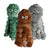 Gor Pets Gor Reef Bobble Octopus Plush Pet Toys - Brown/Green/Grey