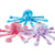 Gor Pets Gor Reef Octopus Plush Pet Toys - Blue/Purple/Pink