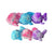 Gor Pets Gor Reef Whale Plush Pet Toys - Blue/Pink/Purple