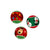 KONG Holiday SqueakAir Balls 6-pk Medium Style 2