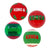 KONG Holiday Occasions Balls 4-pk Medium