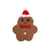 KONG Holiday Snuzzles Mini Gingerbread Brown XS