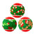 KONG Holiday SqueakAir® Balls 6-pk Medium