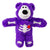 KONG Halloween Wild Knots Skeleton Bear Purple Medium/Large