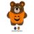 KONG Halloween Snuzzle Bear Medium Dog Toy