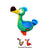 KONG Ballistic Vibez Birds Medium/Large Dog Toy
