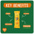 Burgess Excel Forage & Feast Hay Bar with Marigold 60g