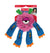 KONG Sneakerz Knots Blue/Pink Medium