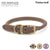 Ancol Timberwolf Leather Round Dog Collar