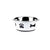 Classic Non Slip Posh Paws Dish 170mm White