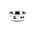Classic Non Slip Posh Paws Dish 250mm White