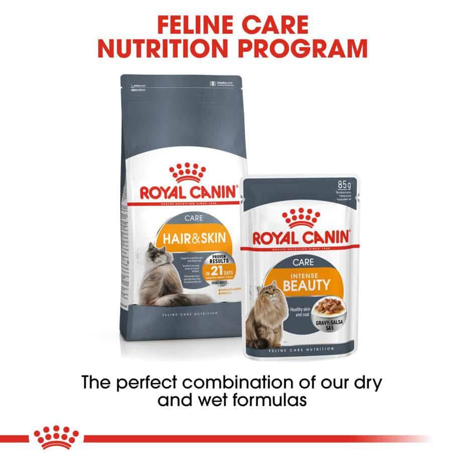 Royal Canin Intense Beauty Care In Gravy Adult Wet Cat Food Royal