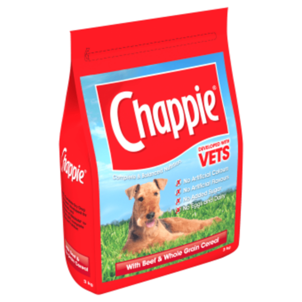 Chappie Beef Wholegrain 15kg