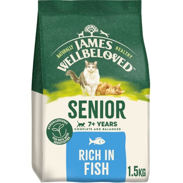 James Wellbeloved Senior Cat Rich In Fish and Rice