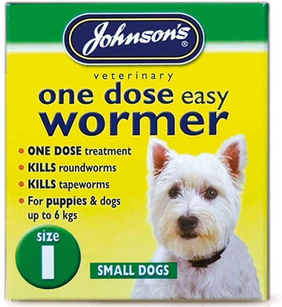 Johnson’s One Dose Wormer for Puppies and Small Dogs Worming