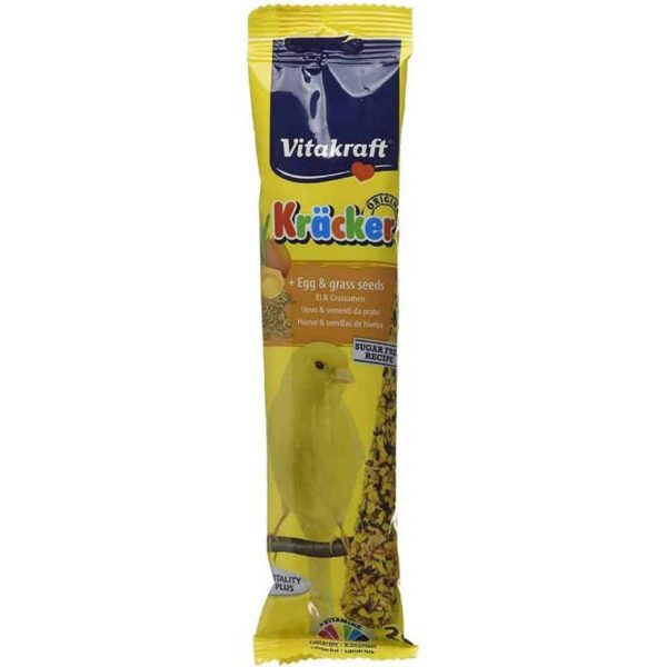 Vitakraft Kracker Canary Sticks with Egg Grass Seeds