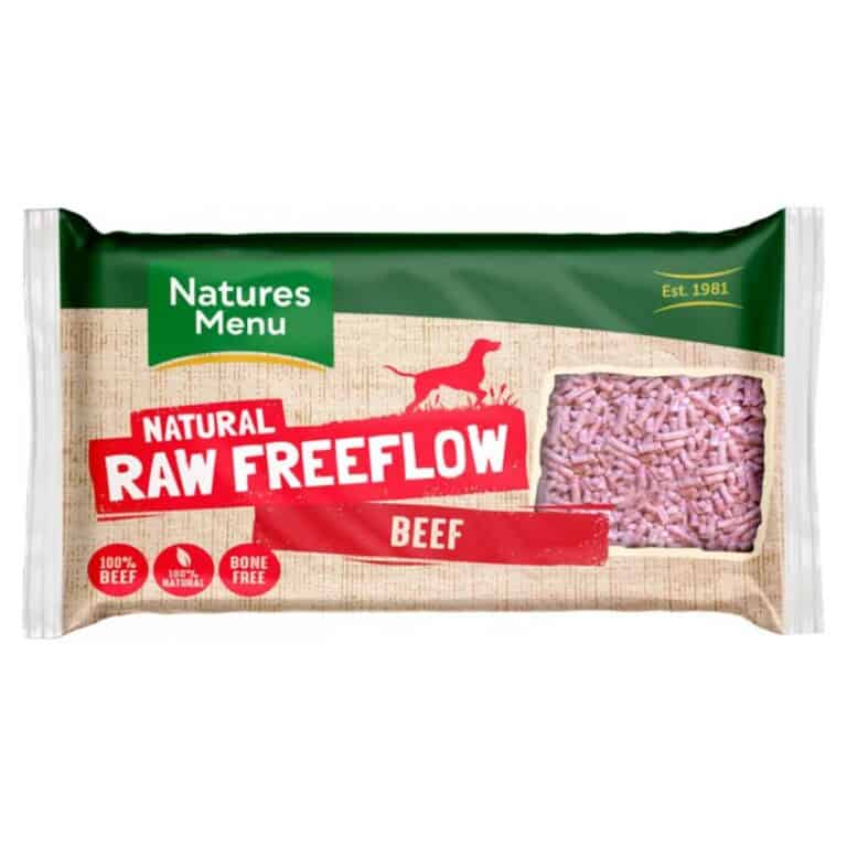 Natures Menu Raw Dog Food Beef Free Flow Mince 2kg Trusty Pet Supplies