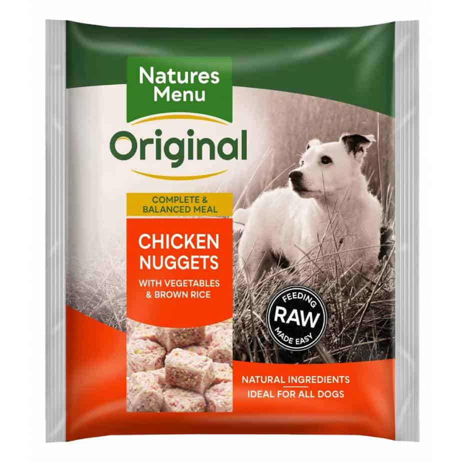Natures Menu Raw Dog Food Chicken Raw Nuggets 1kg Trusty Pet Supplies