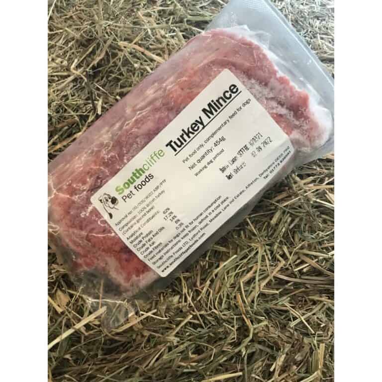 Southcliffe Raw Dog Food Turkey Mince 15 Bone Trusty Pet Supplies