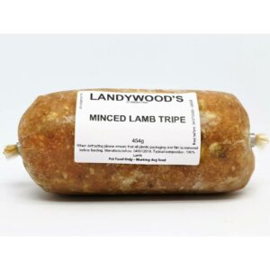 Landywoods Raw Dog Food - Boneless Minced Lamb Tripe 454g