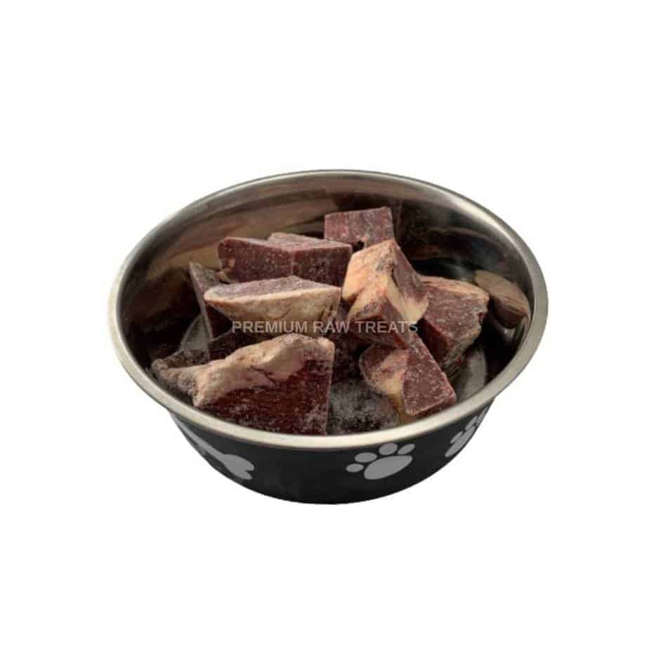 Premium Raw Treats Horse Heart Chunks 1kg Trusty Pet Supplies
