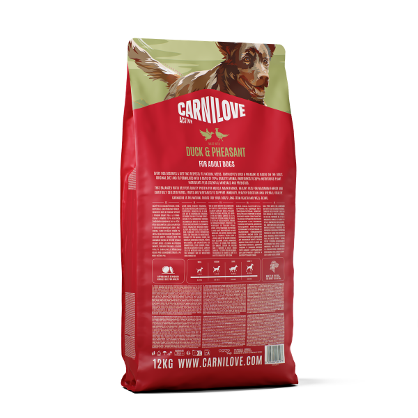 Carnilove Active Duck & Pheasant Dry Dog Food - Image 4