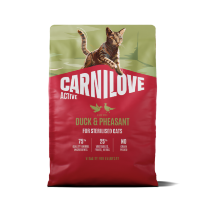 Carnilove Active Duck & Pheasant Dry Cat Food