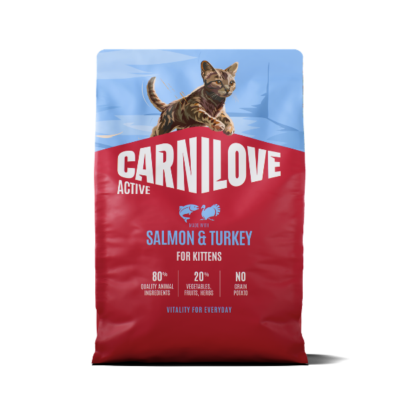 Carnilove Active Kitten Salmon & Turkey Dry Cat Food
