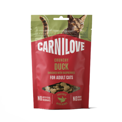 Carnilove Duck with Raspberries Cat Treats 50g