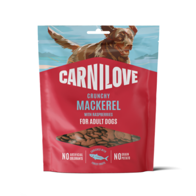 Carnilove Mackerel with Raspberries Dog Treats 200g