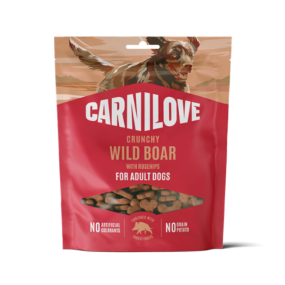 Carnilove Wild Boar with Rosehips Dog Treats 200g