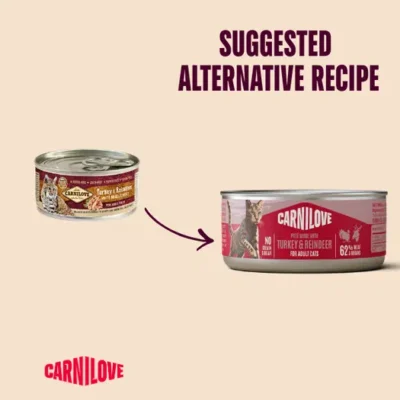 Carnilove Cat Turkey Reindeer Tins