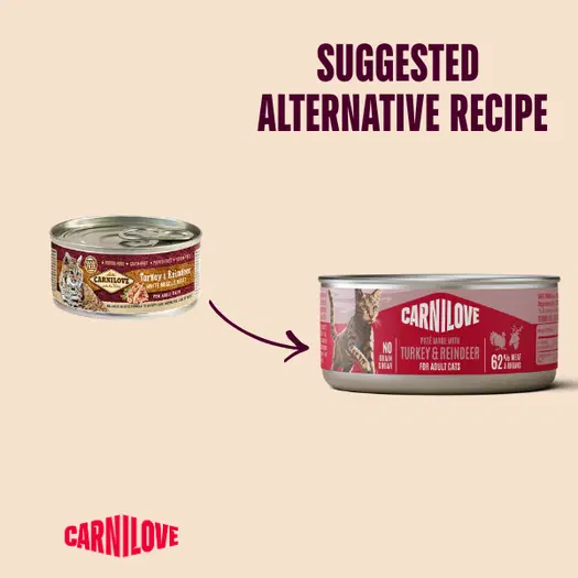 Carnilove Cat Turkey Reindeer Tins