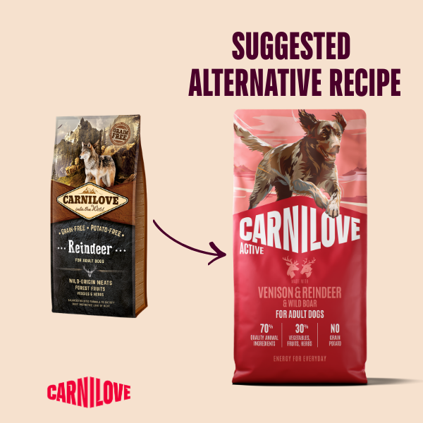 Carnilove Active Venison, Reindeer & Wild Boar Dry Dog Food - Image 3
