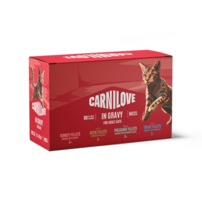 Carnilove Wet Cat Food Pouches Multipack 12 x 85g