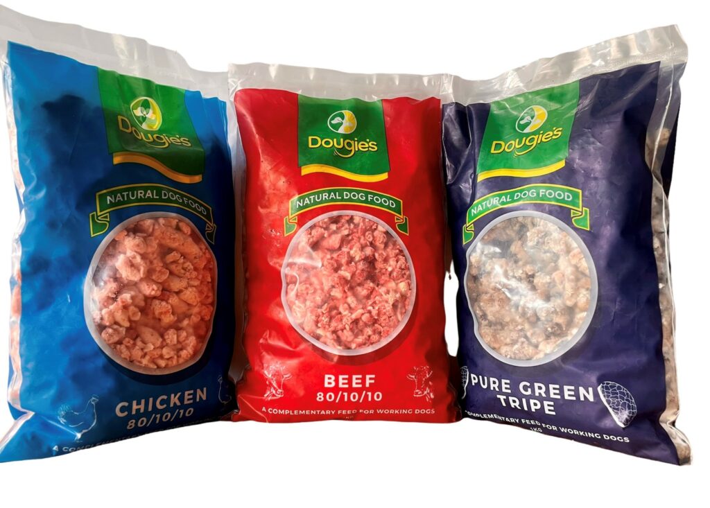 Dougie’s Raw Dog Food Chunky Beef Free Flow Mince 801010 1kg