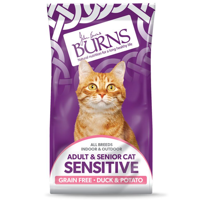Burns Sensitive Grain Free Duck & Potato Dry Cat Food Trusty Pet Supplies